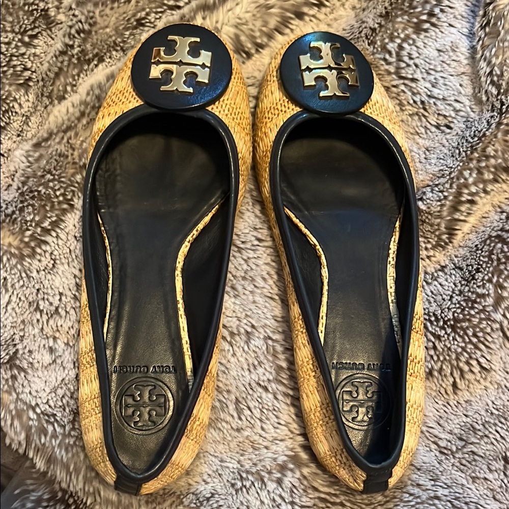Tory Burch Yellow Ballet Flats